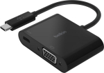 Belkin USB-C do VGA z charging function 60W PD czarny