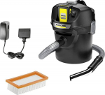 K&auml;rcher AD 2 Battery Set Cordless Ash Extractor