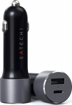 Satechi 72W USB-C 60W PD, USB-A (szary) - USB-C 60W PD, USB-A (space gray)[SD]