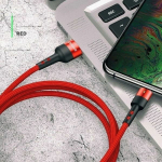 Cable USB Usams USB-A - USB-C 1 m Red (63765-MP)