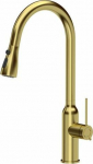 Kitchen faucet Quadron Jessica Q LINE PullOut SteelQ standing gold (84818011)