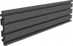 Multibrackets M Pro Series - Single Screen Rail 28cm | Aluminium | Svart