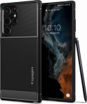 Kaitse&uuml;mbris Rugged Armor, Samsung Galaxy S22 Ultra 5G, must, Spigen