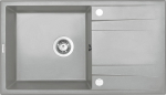 Deante sink SINK. ERIDAN GRAY METALLIC GRANITE 1K Z/O 860x500x190 + SPACE SAVER