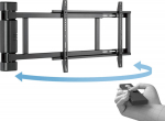 Multibrackets M Motorized Swing Mount X-Large (RF) | VESA 200x200-600x400 | Max 50kg | Svart