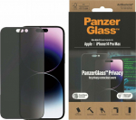 PanzerGlass PanzerGlass Ultra-Wide Fit iPhone 14 Pro Max 6.7'' Privacy Screen Protection Antibacterial Easy Aligner Included P2786
