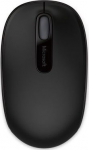 Microsoft WL Mobile Mouse 1850 - Black, 1850, Ambidextrous, Optical