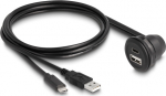Delock USB-Kabel - USB, 24 pin USB-C (M) zu USB, 24 pin USB-C (W)