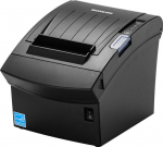 BIXOLON SRP-350V, cutter, USB, RS232, black - receipt printer, direct thermal, 7 dots/mm (180 dpi), media width (max.): 80 mm, print width (max.): 72 mm, roll diameter (max.): 83 mm, speed (max.): 300 mm/s, cutter, optical sensor, USB (2.0), RS232, R ...