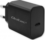Qoltec Loader Super Quick PD | USB-C | 20W | 5-12V | 1.67-3A | Czarna