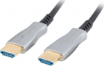 Lanberg kabel HDMI v2.0 M/M 10m optical AOC czarny - Lanberg kabel HDMI v2.0 M/M 10m optical AOC czarny