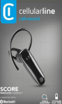 Bluetooth headset Cellularline SCORE black