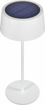 Realtron RealPower LED-Solar Table lamp dimmable with battery,weiss