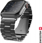 Swissten Metal Strap for Apple Watch 1/2/3/4/5/6/SE / 40 mm / 42 mm / Black