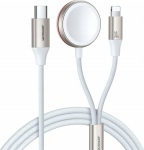 Joyroom Kabel 2w1 S-IW011 USB-C / Lightningbdo Apple Watch 1.5m white