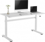 Maclean Desk Ergo Office ER-401W Manual height adjustment White