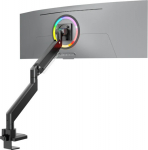 ONKRON G130-B Swivel and tilt desk mount for 17&lsquo;-57&rsquo; monitors, max. 27 kg, with rotation, black