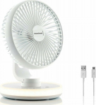 Fan USB InnovaGoods InnovaGoods Rechargeable Desk Fan with LED FanLed