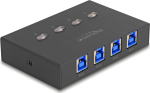 DELOCK USB 5 Gbps Switch f&uuml;r 4 PC an 1 Ger&auml;t