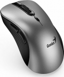 Genius Computer Technology Genius Mouse Wireless mouse, Genius Ergo 8100S AI, silver and black, Optical, 1600DPI