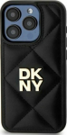 DKNY DKHCP15SPQDSLK iPhone 15 6.1'' black/black Quilted Stack Logo