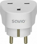 Savio Adapter traveler AP-02, nest UK &ndash; plug EU