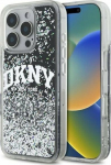DKNY DKNY DKHCP16LLBNAEK iPhone 16 Pro 6.3'' czarny/black hardcase Liquid Glitter Arch Logo