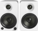 ?KAU KANTO AUDIO 4" DRIVER - POWERED SPEAKERS WITH BLUETOOTH&reg; AND PHONO PREAMP - MATTE WHITE (INCL. TYPE F & G POWER CORDS)