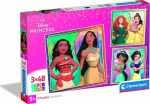 Clementoni Puzzle SuperColor Disney Princess 3x48 element&oacute;w (25064)