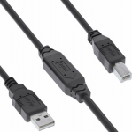Kabel USB Eaton USB-A - USB-B 10 m Czarny