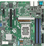 Motherboard AsRock EC262D4U 1x LGA1700 Intel Xeon E-2400 C262 (4x DIMM 8x SATA 2xOCulink 1xM.2 2x1Gbe IPMI mATX)