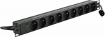 Alantec Power Strip 19'' 230V - 9 sockets (Type E - CEE 7/5), z LED LED, kabel 1.8m C14 (PZ09U)