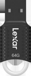 Lexar | USB Flash Drive | JumpDrive V40 | 64 GB | USB 2.0 | Black