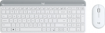 Log LOGITECH Slim Wireless Combo MK470 Keyboard and mouse set wireless 2.4 GHz Nordic off-white (PAN)