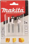 Makita Fr&auml;ser-Set 3-tlg. 6mm