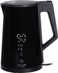 Adler | Kettle | AD 1345b | Electric | 2200 W | 1.7 L | Stainless steel | 360&deg; rotational base | Black