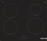 BOS Bosch Serie 4 PUE611BB5E hob Black Built-in 60 cm Zone induction hob 4 zone(s)