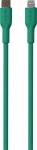 Kaabel Puro Soft USB-C/Lightning, 1.5 m, roheline