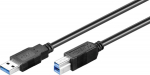 Wentronic USB 3.0 AB 180 black 1.8m