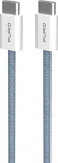 Kabel USB Puro USB-C - USB-C 1.5 m Niebieski (8018417490651)