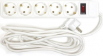 EXD Extension cord 3m, 5 sockets, with switch