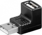 MicroConnect USB 2.0 adapter A - A Angled, 90&deg; M-F CE, WEEE
