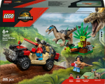 Lego Klocki Jurassic World 76972 Escape from a raptor in an off-road vehicle