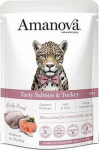 Amanova Cat Tasty Salmon & Turkey saszetka 85g