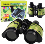 LEANToys Children's Binoculars Small Handy String Camouflage Moro 8x30