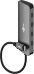 Wentronic Goobay Slim 4-Port USB-Hub, USB-C auf USB-C, 10 Gbit/s, Grey | 76565