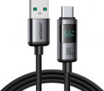 Kabel USB Joyroom USB-A - USB-C 1.2 m Czarny (6956116714420)