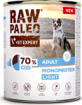 VETEXPERT Raw Paleo Cod Light Monoprotein - wet dog food - 800g