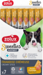 ZOLUX SWEETIES creamy dog treat with chicken and cheese 14g x7