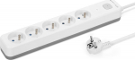 Montis Power Strip Surge Protector White-Gray 5-Outlet 1.5m MT187-WG-1.5